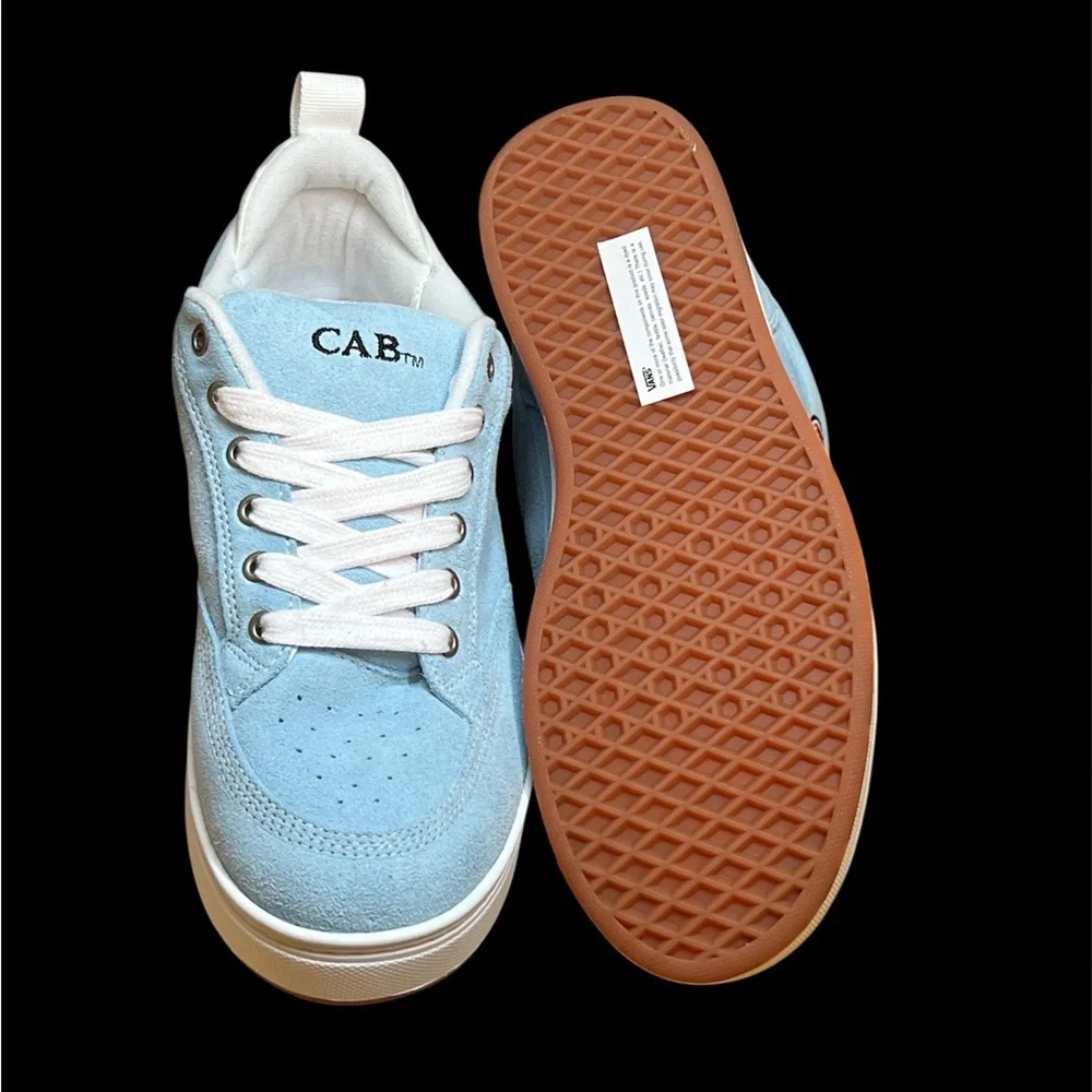 Size 10 -VANS Skate Cab 4 HALF CAB BABY BLUE MENS SNEAKERS SKATE NEW VN000D3J689